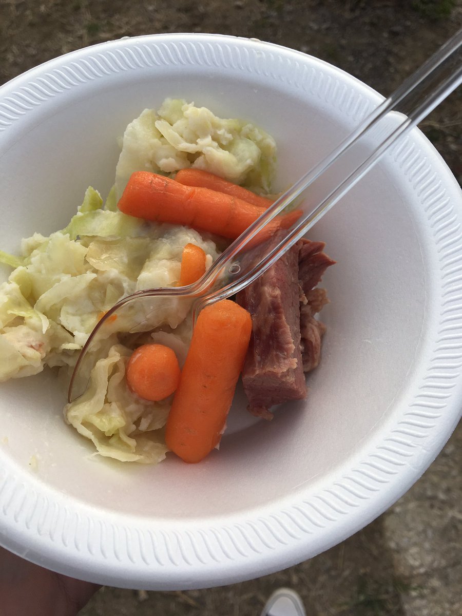 mflann's tweet image. A proper corned beef and cabbage dinner before st pattys day! Thanks Ms B!
