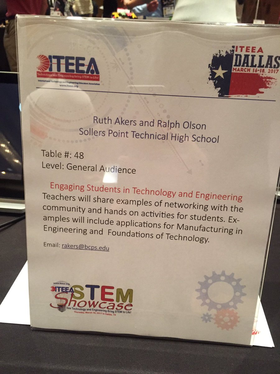 GrubbsMg's tweet photo. @CTE_BaltCoPS @BaltCoPS teachers presenting at @iteea conference @sollerspt https://t.co/1ioiXny4UU