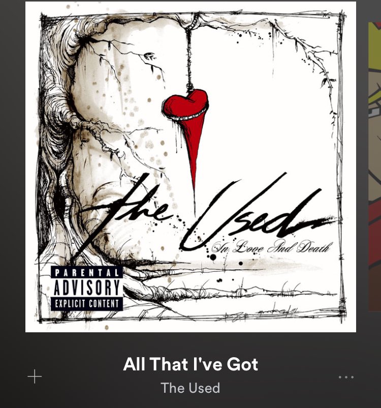 simpleglo8's tweet photo. @WeAreTheUsed album artwork on this one is one of my favorites
#TheUsed #AllThatIveGot ❤️
#album #art #spotify #tunes https://t.co/WcsmA8g07v