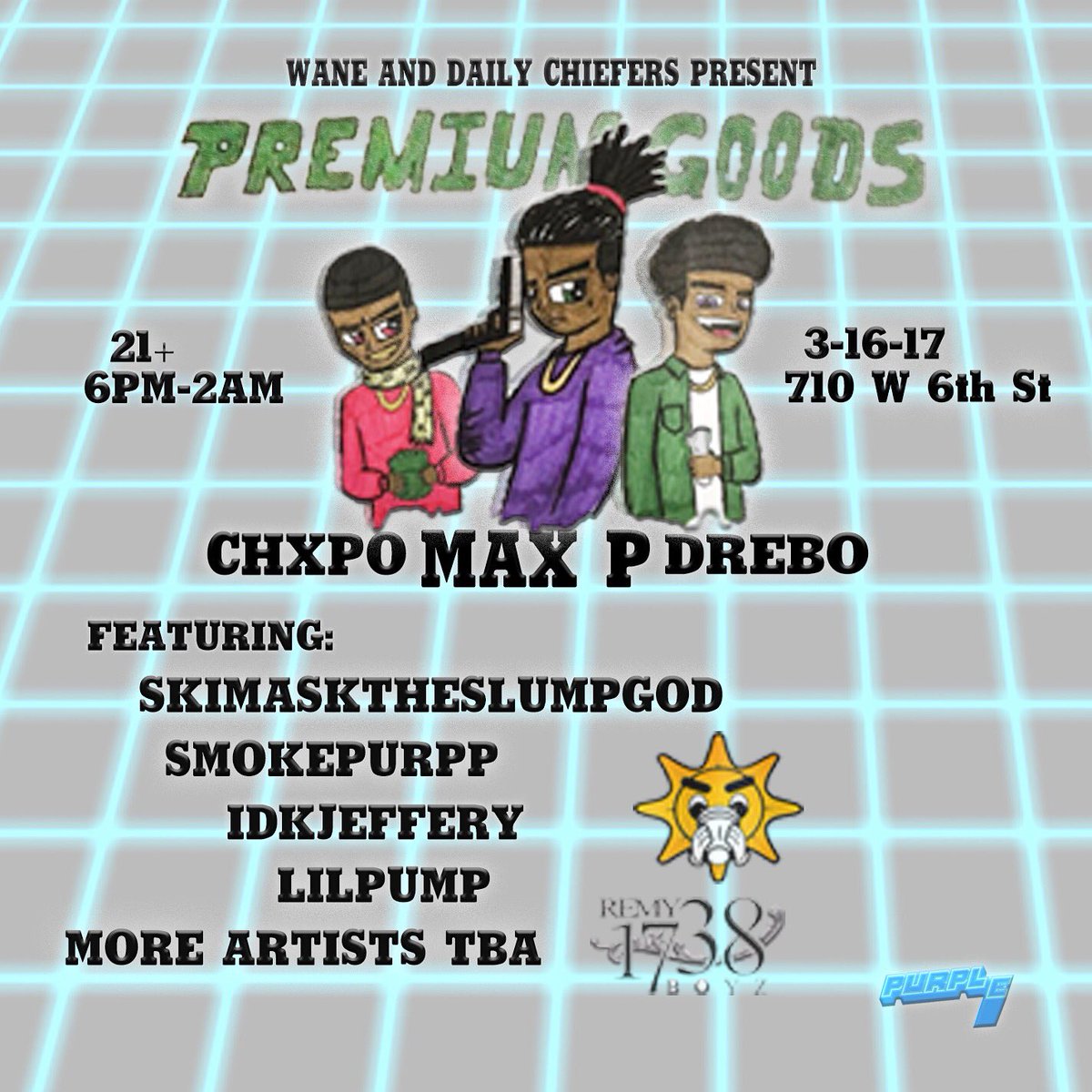 CHXPO's tweet image. Me and Gang @maxp____ @drebo2ff Sxsw 1 day Tour