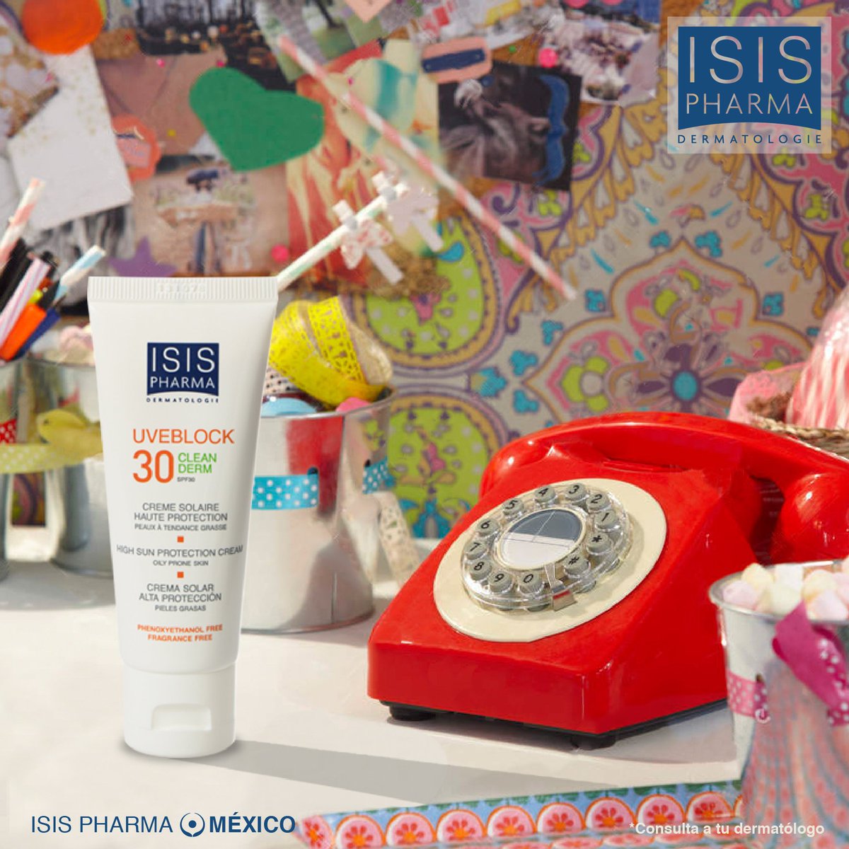 isispharma_mex's tweet photo. #Uveblock 30 Clean Derm especial para proteger a la piel grasa, durante la exposición del sol. #IsisPharma #IsisPharmaMexico https://t.co/CvopwDeKk7