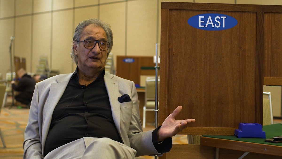 Zia Mahmood, international bridge champion and strong favorite for the Actual Most Interesting Man In The World award.