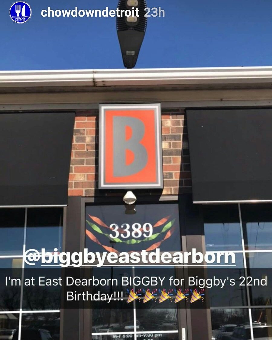 BiggbyEastDBN's tweet photo. A special thanks to our friend @chowdowndetroit for celebrating our #BIGGBYBDAY. TY @seoung for supporting local business . @BIGGBYCOFFEE https://t.co/LqKQshkPQU