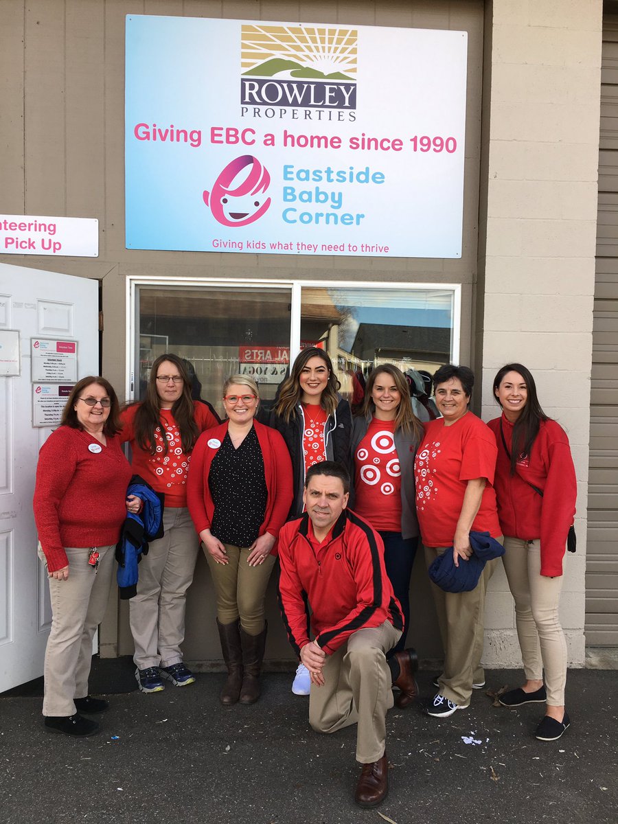 D166 takes on Eastside Baby Corner! #targetvolunteers <a href="/raabenducks/">Mike</a> @kenziebau