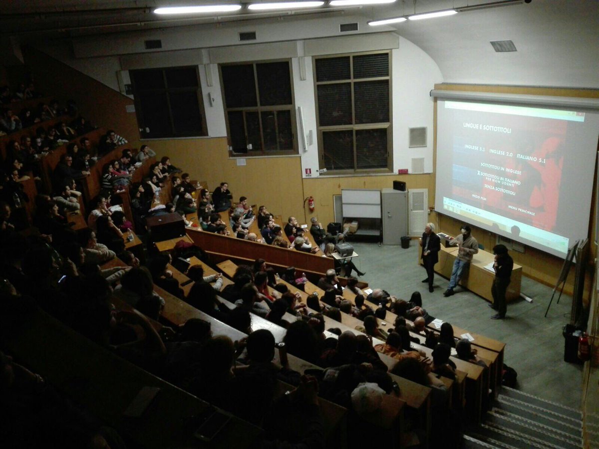 SapienzaRoma's tweet photo. #now: Ripartito il cineforum #Lineediconfine sui rapporti visto dal #cinema (ora,vl.Università 37) https://t.co/wLmoZ1InaS #Neupsi_Sapienza https://t.co/8CnG9n4zO5