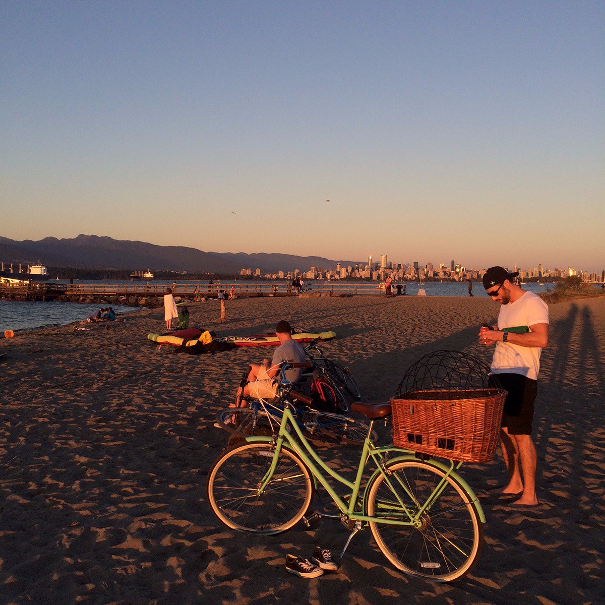 Our Sauvignon Blanc pairs perfectly with warm summer nights, beaches and bikes #LifesABeach #IsItSummerYet