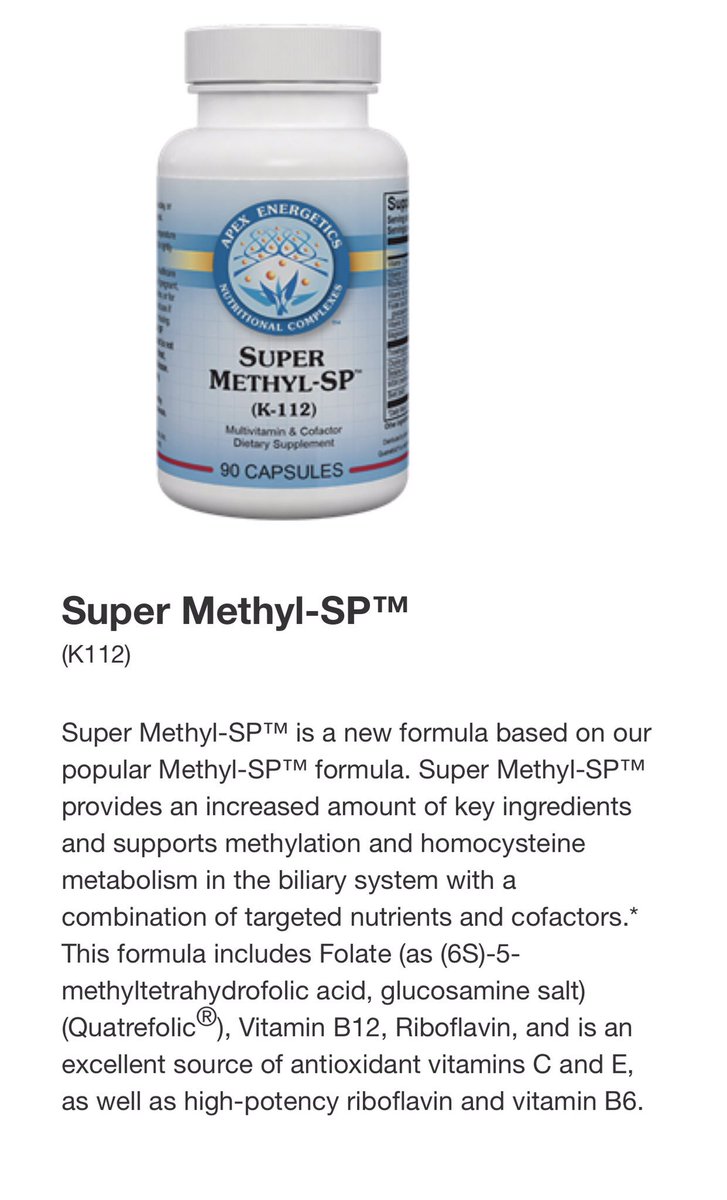 Apex Energetics super methyl-so K-12 Supplements at pickvitamin.com