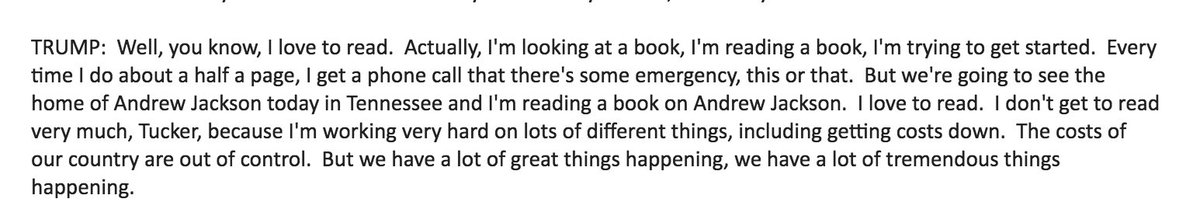 arappeport's tweet image. Obama and Trump, on reading.