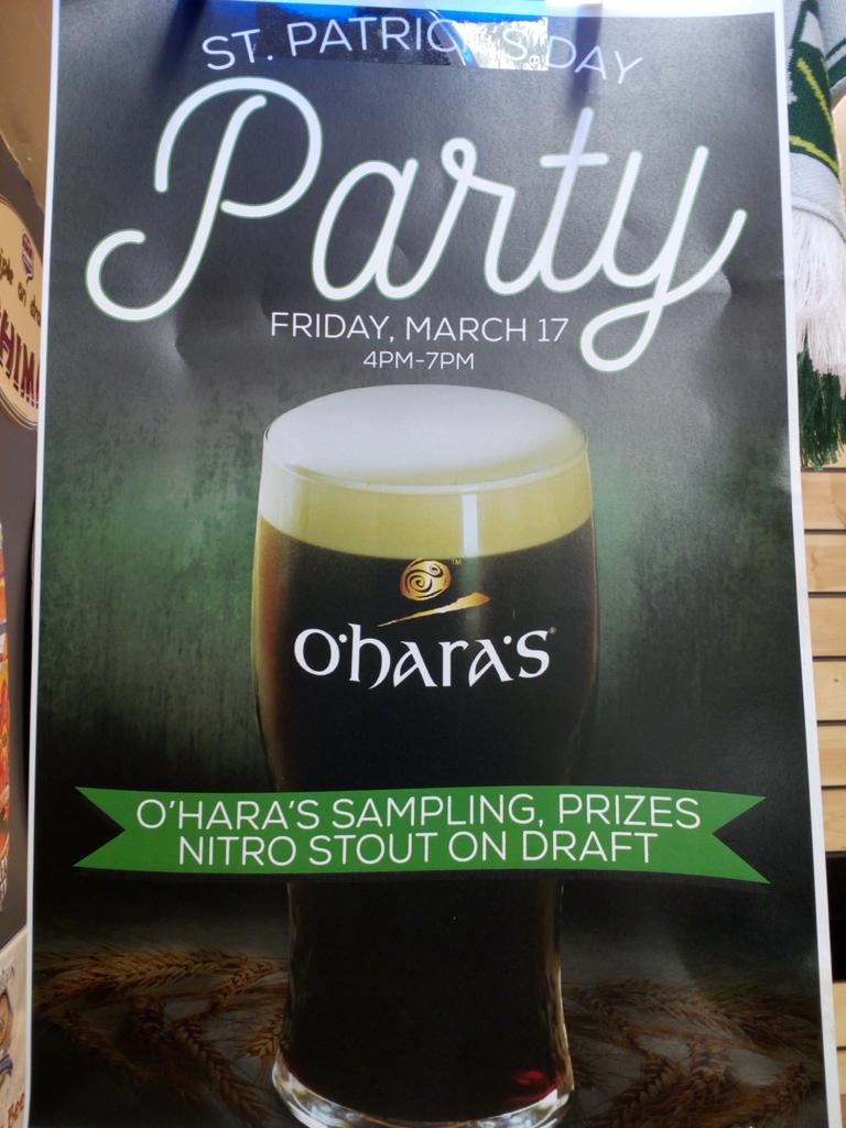 beerlvrpdx's tweet photo. Celebrate St. Patrick's Day with us! @oharasusa #pdxbeerevents https://t.co/zlXNIFJt0o