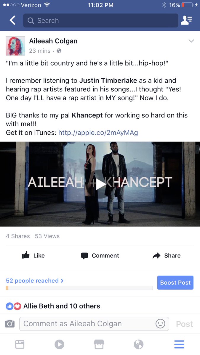 New music video is live on my Facebook! Go check it out and let me know if you like the mixture of country &amp; hip hop! #NewMusicVideo 🙌🏼 #New