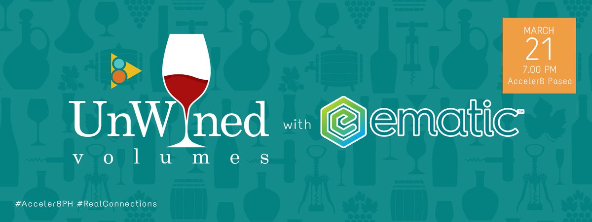Acceler8's UnWined Volumes this March with our friends from <a href="/EmaticSolutions/">Ematic Solutions</a> Click this link  bit.ly/2mYehQS for more info!