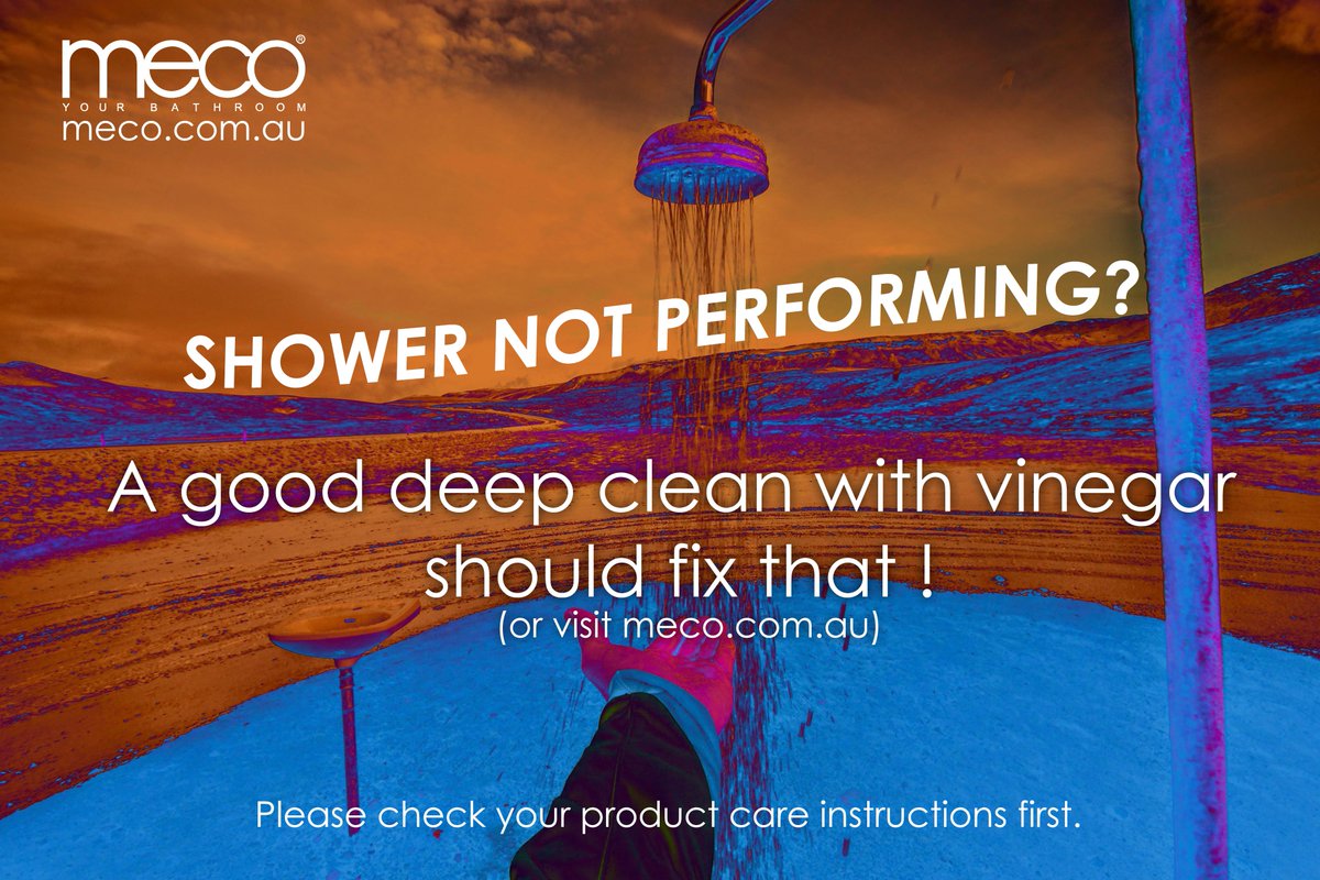 meco_intl's tweet photo. 🚿🚿👎 Give your shower a tune up! ✨👍 A little bit of TLC can make a huge difference #bathroom #DIY #trivia #home #shower https://t.co/2agBfGbS9S
