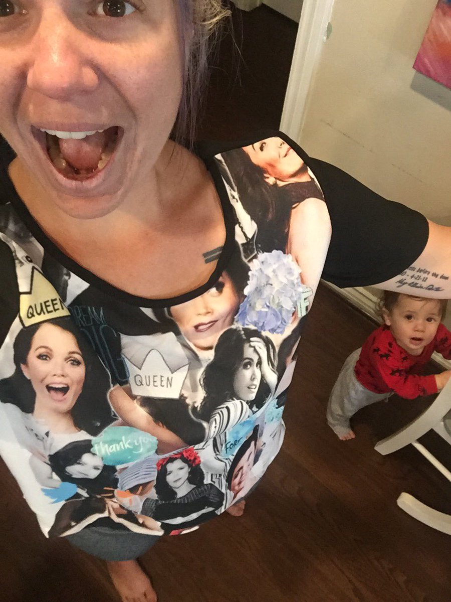 Mermaidbubbles's tweet image. I'm ready for #PaleyFest !!! @BellamyYoung will you sign a onesie for my baby Jude please!?