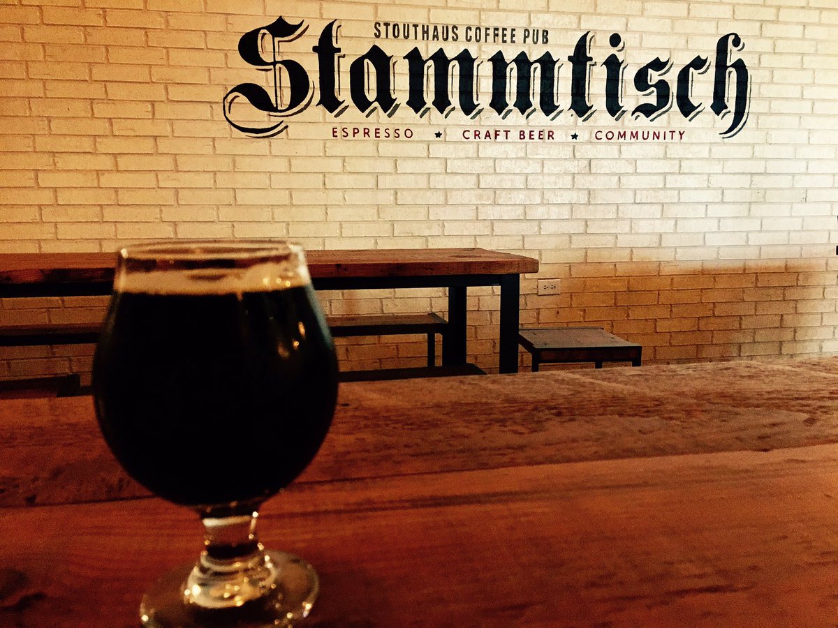 ebasstx's tweet photo. @migasfreak @stouthauscoffee Cheers! Missed seeing you two days in a row James, maybe tomorrow! https://t.co/nh7TyV76Oe