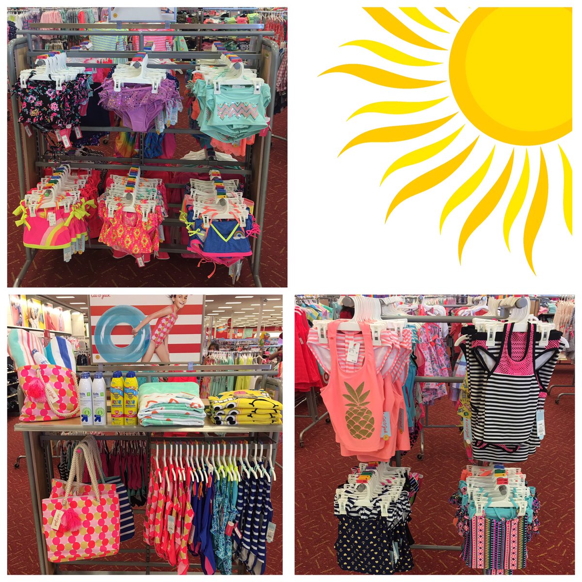 Giving girls' swim  👙 a little extra TLC to #WinWithWeather #SpringBreakReady #DriveSales #D232 #MorenoValley #SuperTarget #WatchUsLead2017