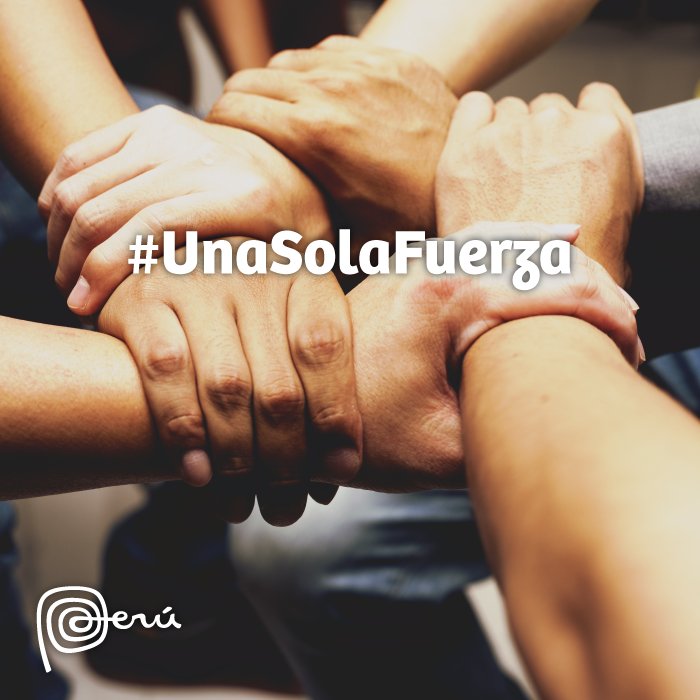 marcaPERU's tweet photo. Todos los peruanos unidos somos #UnaSolaFuerza. Conoce los centros de acopio para la entrega de donaciones aquí → https://t.co/ywyuNkrE98 https://t.co/nTNUU7RVaZ