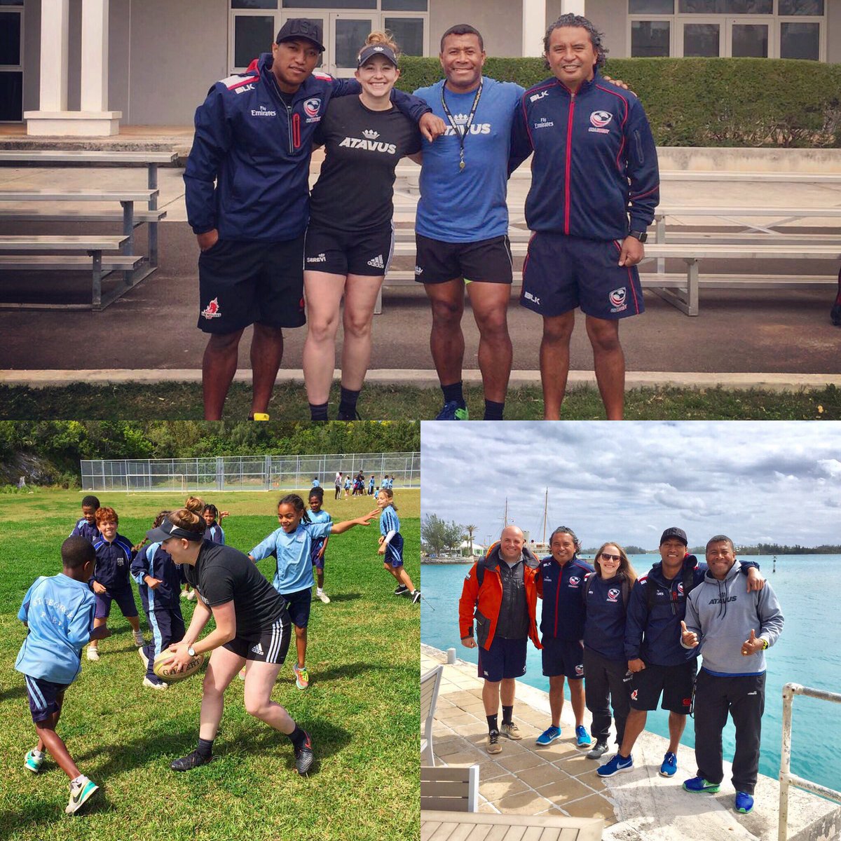 MacKinnonCarly's tweet photo. 7 1/2 hours with the boots on today and oh so worth it! #BermudaTakeTwo #RugbyLife #BetterNEVERStops #Squad  #TravelingViaWhistle https://t.co/FYe8bfuFjt