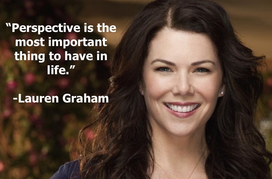 Perspective is essential! Happy birthday Lauren Graham from Cast It Talent!  