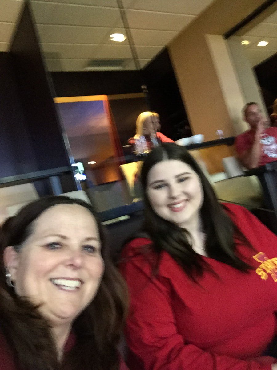 mickiks's tweet photo. Let's go #cyclones! @CycloneATH our first #NCAATournament #theaterbox https://t.co/5RAVXLRK23