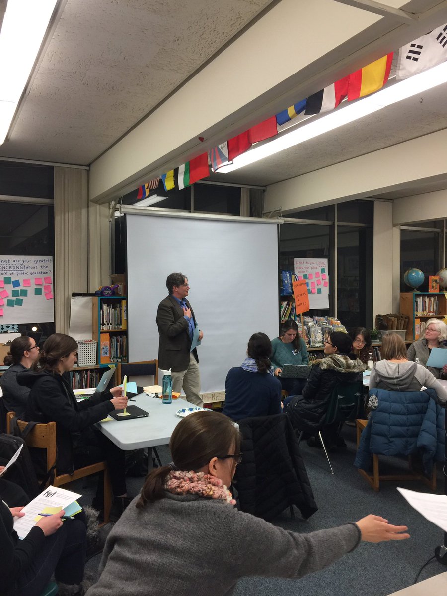 Dan Monahan CEA president speaking about high stakes testing