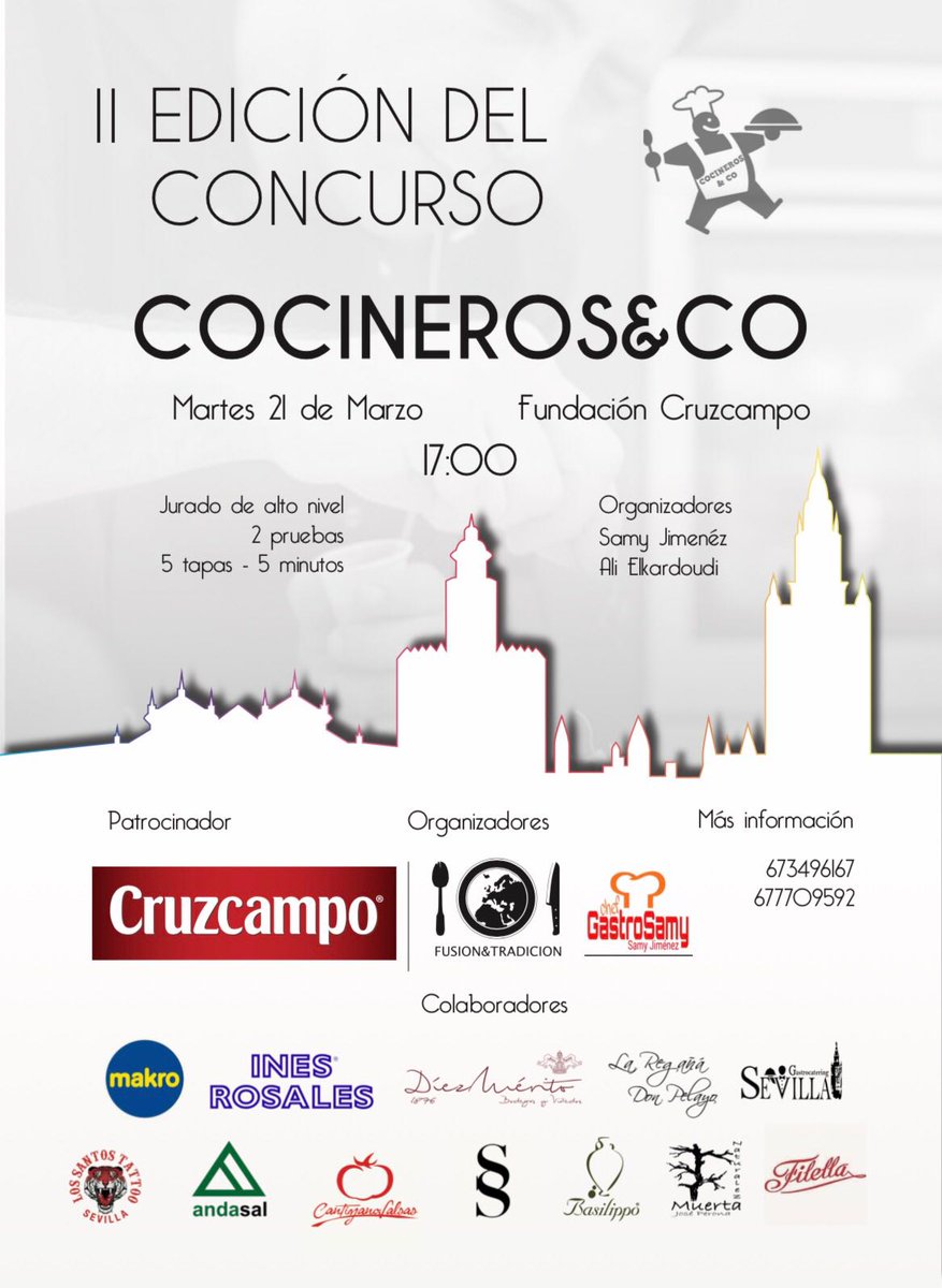 Vamos <a href="/TierraConFusion/">Samy Jimenez</a> <a href="/FoodiesAnd/">Foodies Andalucía</a> <a href="/ComilonAnonimo/">El Comilón Anónimo</a> <a href="/sevilladetapas/">Sevilla de Tapas</a> <a href="/gastronautabar/">Gastronauta</a> <a href="/AndaluciaTapa/">Andalucía de Tapas</a> <a href="/soniapantion/">Sonia Pantión Gámez</a> <a href="/elCorreoWeb/">El Correo de Andalucía</a> @GastrobarisJc