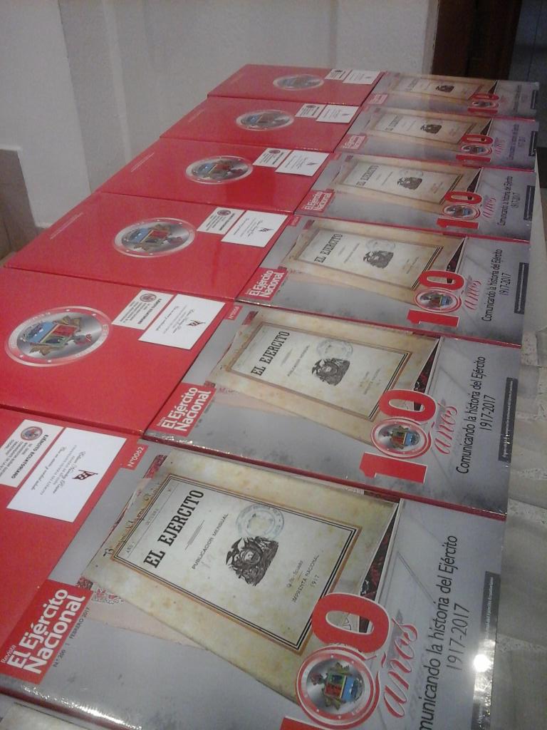 EjercitoECU's tweet photo. Han transcurrido 100 años desde la primera edición de la Revista Ejército Nacional conmemoramos memoria histórica y cultural de @EjercitoECU https://t.co/e9lgDh7YfC
