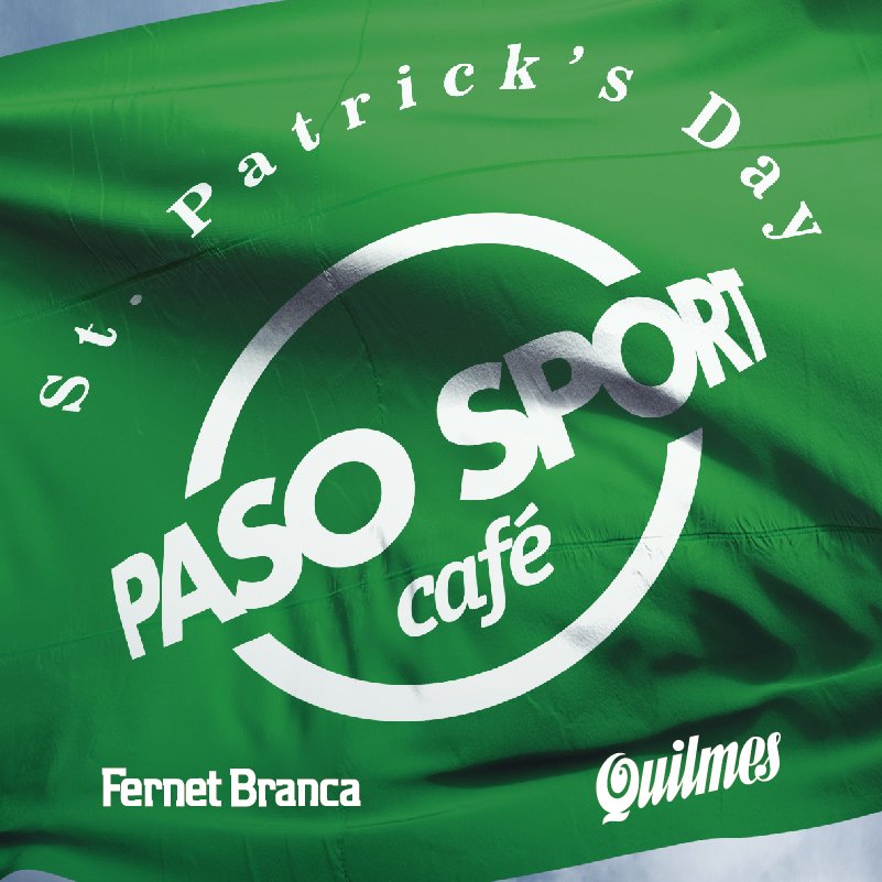 pasosportbar's tweet photo. Mañana #StPatricksDay en el #PasoSport
#HappyHour de #Chopp Quilmes desde las 18
#HappyHourExtendido de Branca hasta las 22 https://t.co/PyDpDZoplX