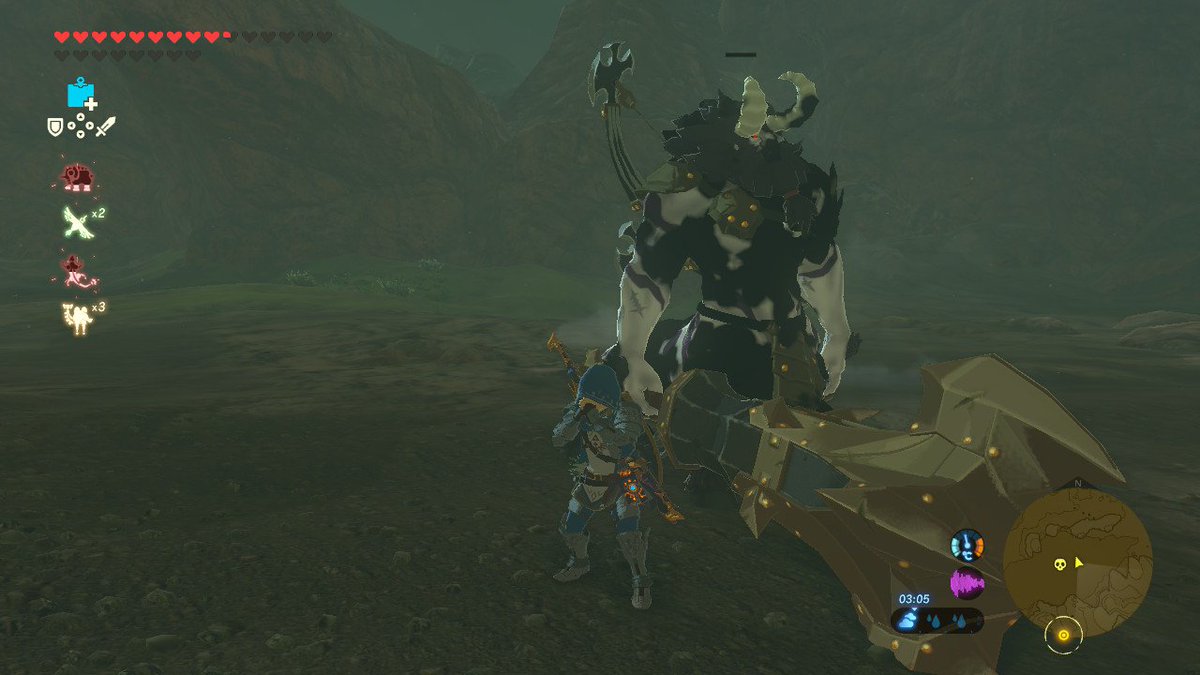 Pixaul's tweet photo. #BreathoftheWild #NintendoSwitch The Bloody crusher... https://t.co/z1fZTK1Hxp