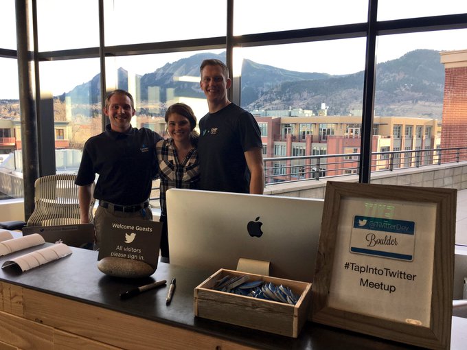 Kicking off our 2nd Boulder #tapintotwitter meetup focusing on @AdsAPI &amp; @TwitterData with 👊 https://t<a href="/tag/tapintotwitter"class="tags">#tapintotwitter</a>