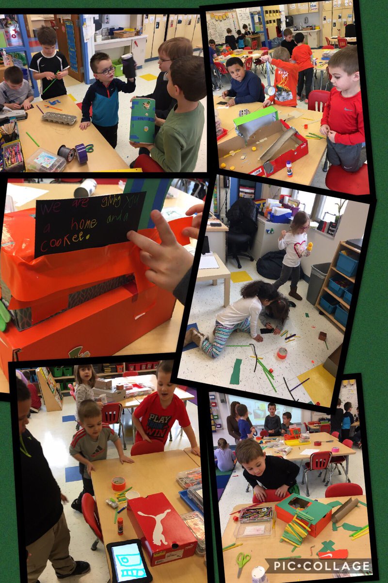 MrsOsbornAES's tweet photo. Does the little leprechaun in our room stand a chance with these traps?! ☘️#teamwork #planning #creatingandbuilding #presenting https://t.co/X1d7cNWwFj