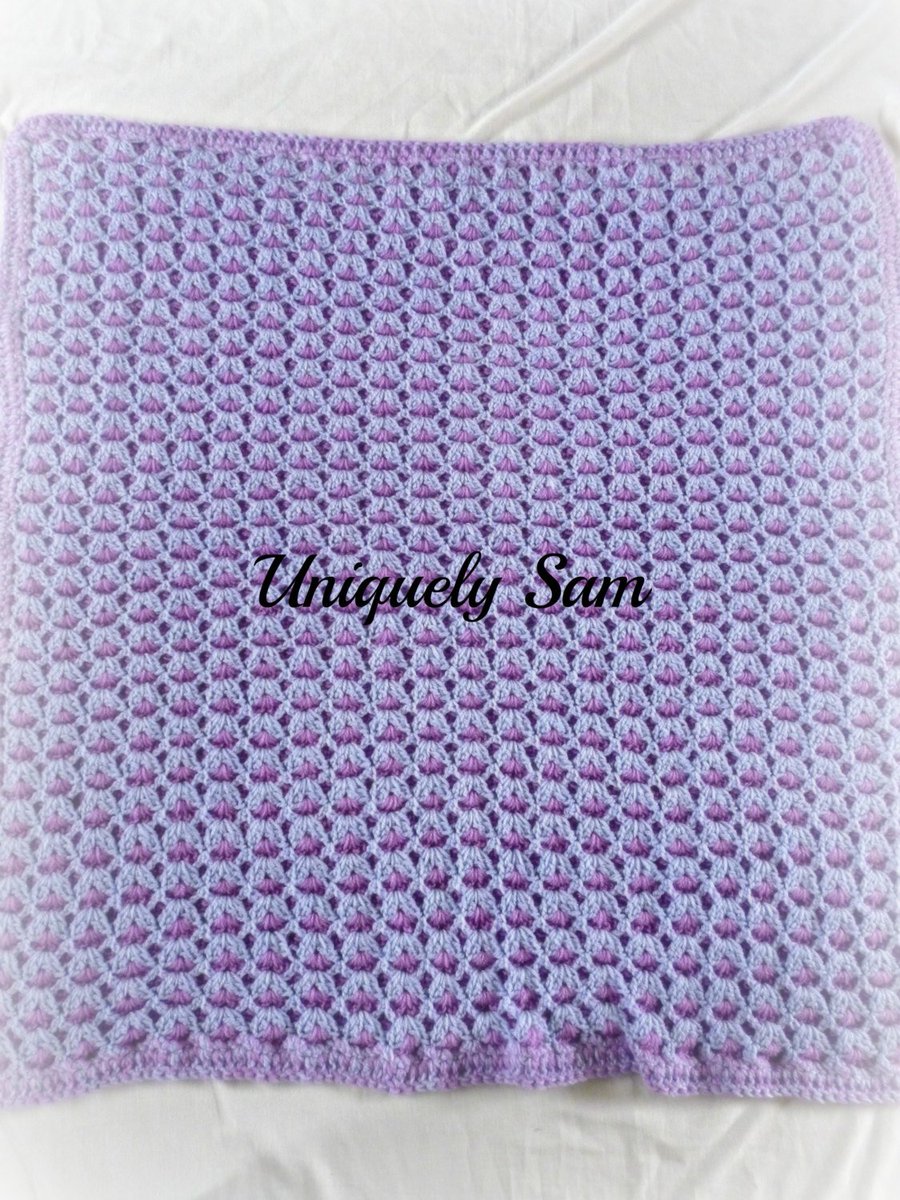 khaosandkismet's tweet photo. hand crocheted baby blanket, Crochet Afghan, purple double… https://t.co/boNyLnseuF #UniquelySam #CrochetBabyBlanket https://t.co/UIfkffCXg8