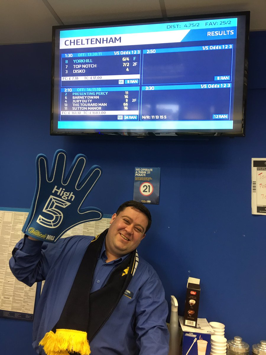 WillHillC268's tweet photo. It's was all smiles today in @14HoylakeLBO #high5 #higher5 #hiding #CheltenhamFestival @stuwright1961 @gharropwh @WillHillArea26 @WHRegion6 https://t.co/DkmjLbvdCe
