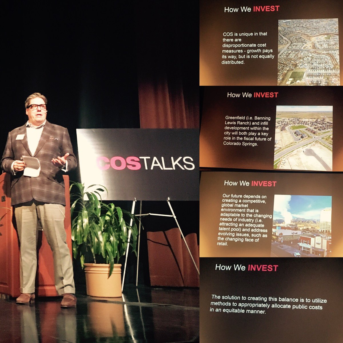 TischlerBise's tweet photo. @carsonbise presenting "How We Invest" at the #COSTALKS for the #PlanCOS The solution=allocate public costs in an equitable manner https://t.co/ZQoKFgXRy7