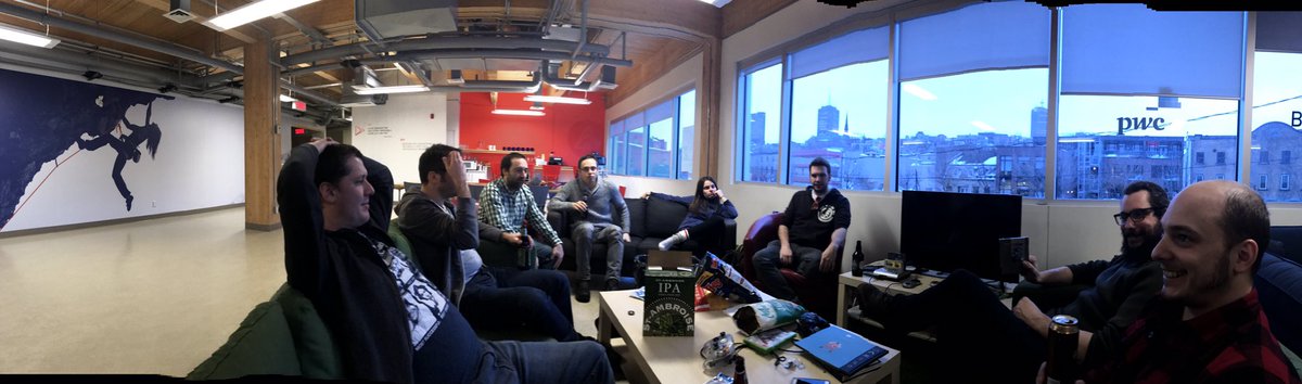 While42quebec's tweet photo. Merci au Camp de nous avoir accueilli ce soir ! On a passé une soirée mémorable. "C'est pas faux" https://t.co/pdGNHEtbnO