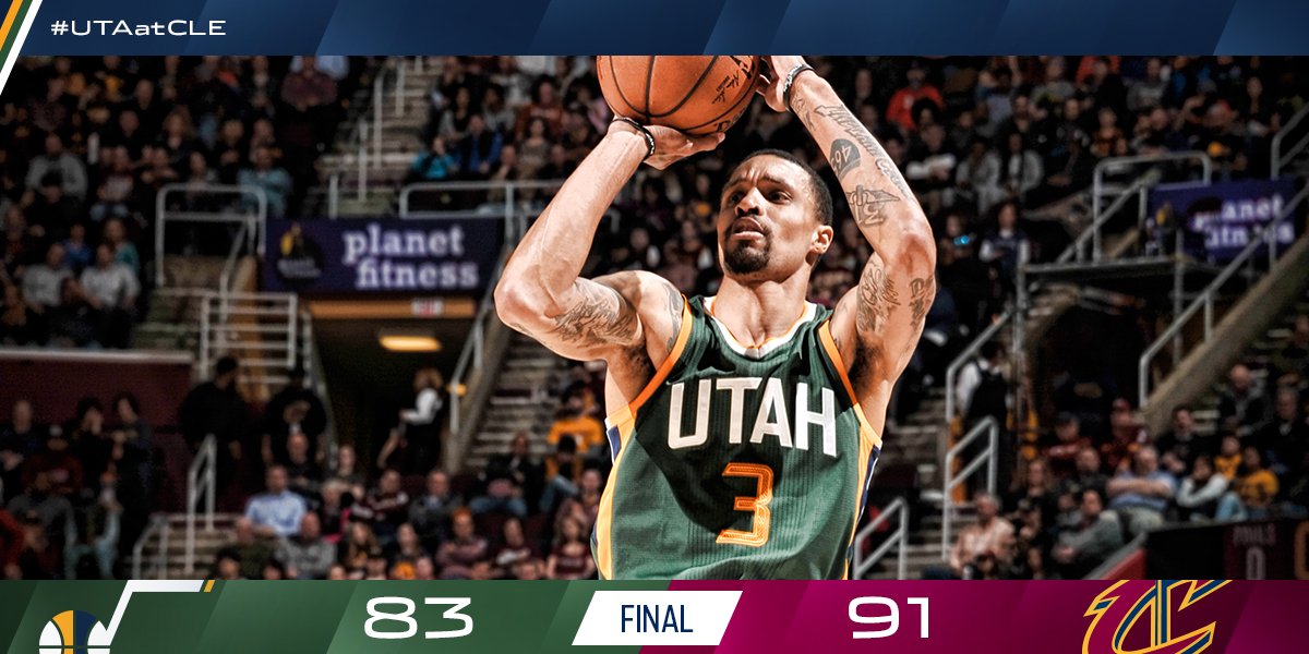 💔  #UTAatCLE https://t.co/vTz9GtvDzP