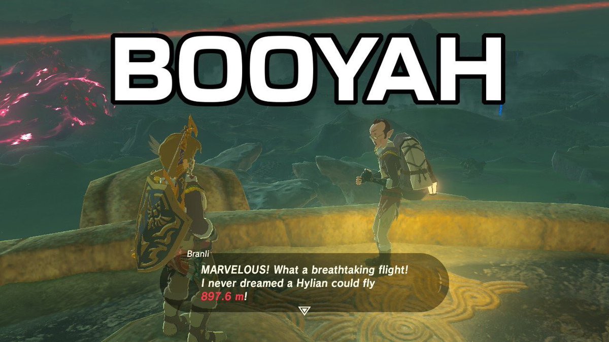 SuperBentendo's tweet photo. 897.6 meters.
Bring it on @SteveMBowling @JpSr388 and @Geo_Star101. #Zelda #GlideChallenge https://t.co/zZsqbahVBz