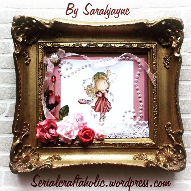 Craftaholic13's tweet photo. Magnolia Tilda Stamp coloured using Distress inks. #cardmaking #papercrafts #relaxing https://t.co/2fTF85KGoM