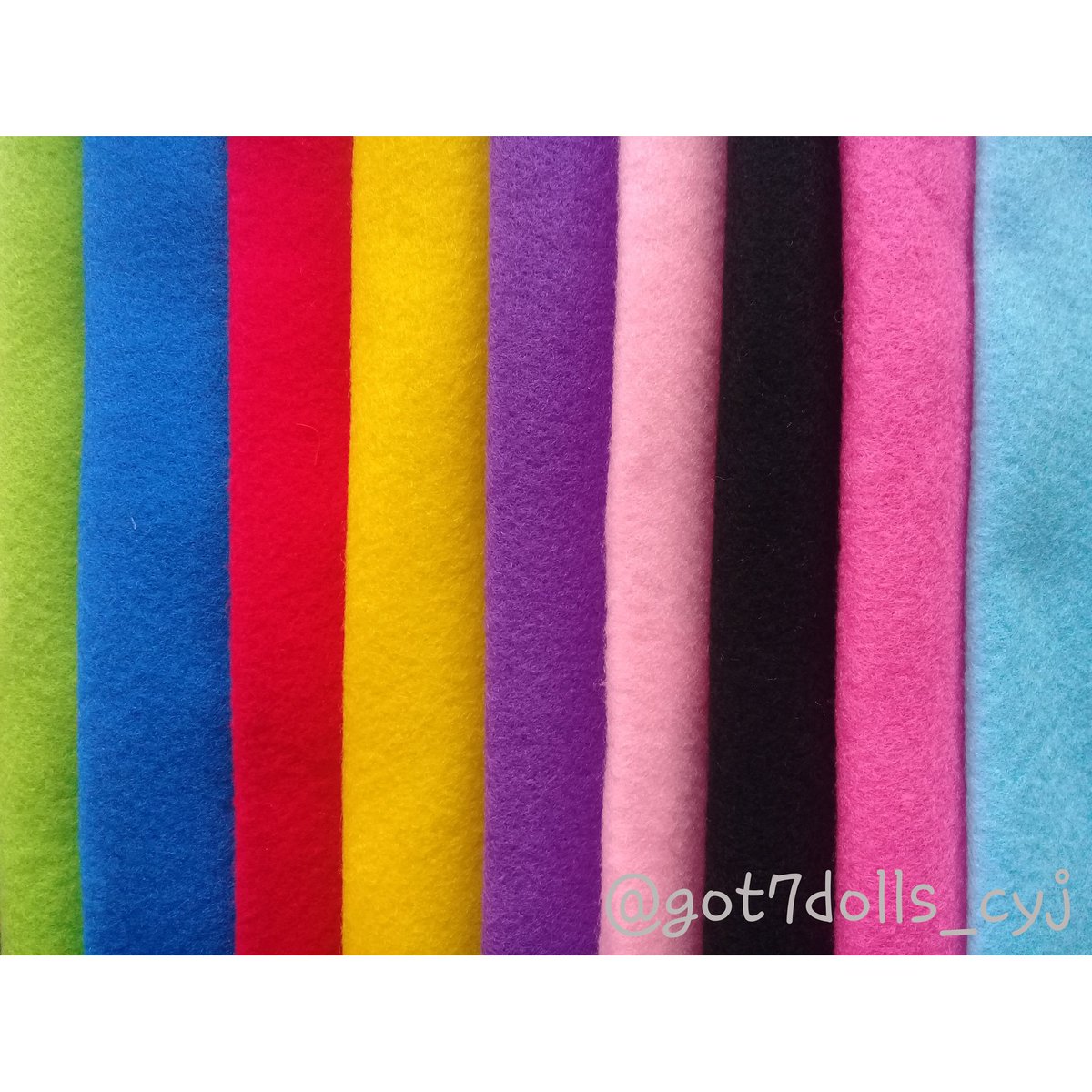 [Pls RT]#ชุดชัคกี้ ราคา 39 ฿ เลือกสีได้ตามนี้เลย สนใจ Dm มาสอบถามได้น้าา #GOT7 #neverever #ชัคกี้ #ตลาดนัดอากาเซ