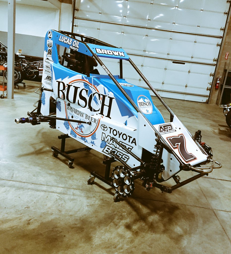 AudieBrown7's tweet photo. Well here she is. Busch is back! Thanks to @AFDesigns11a for the killer design #Cheryl https://t.co/9X9eP0CQzs