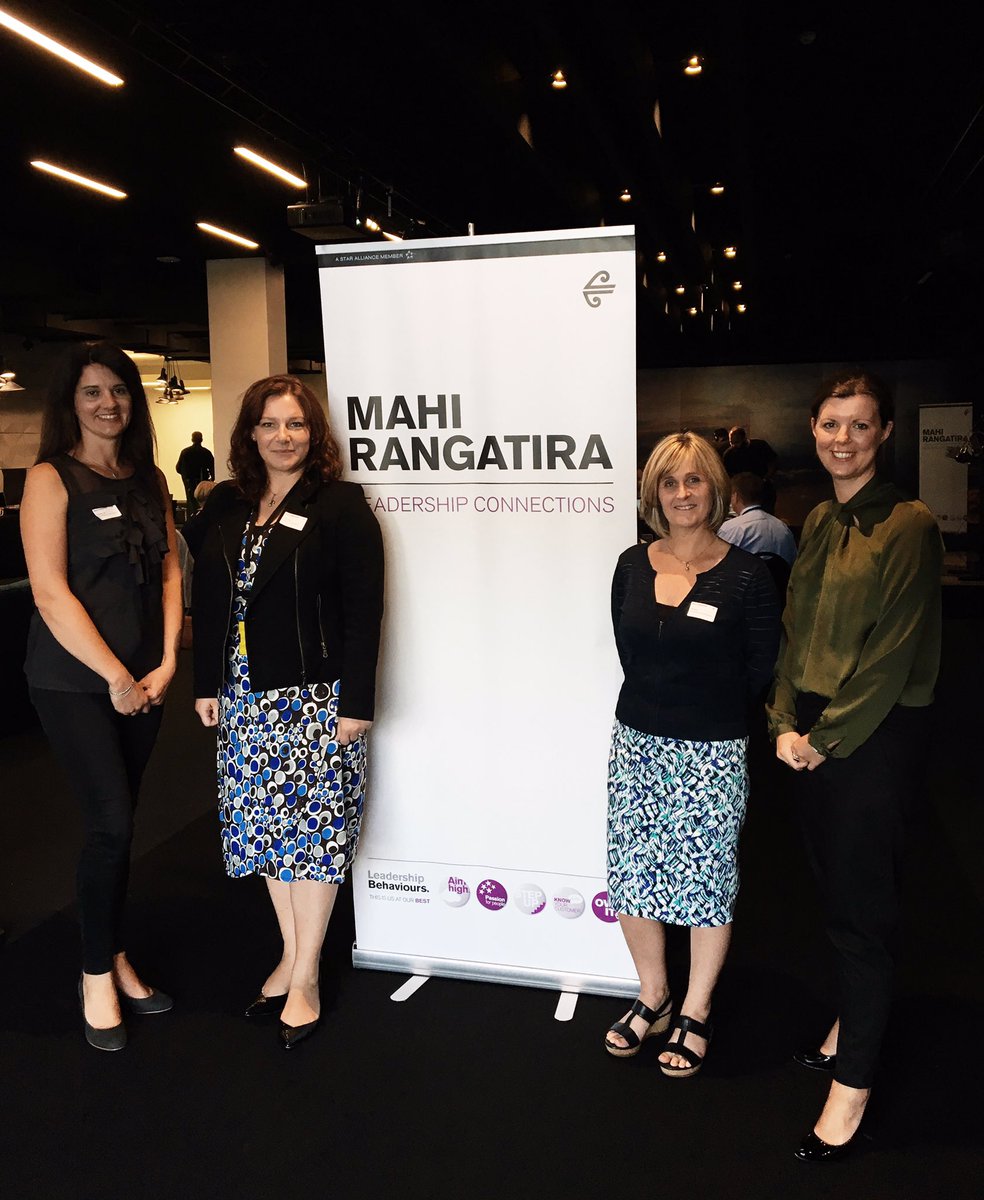 The amazing team that launched the new Mahi Rangatira leadership programme for Air NZers <a href="/H3l3n_nz/">Helen.Hunt</a> <a href="/L_Miller01/">Lynne Miller</a>