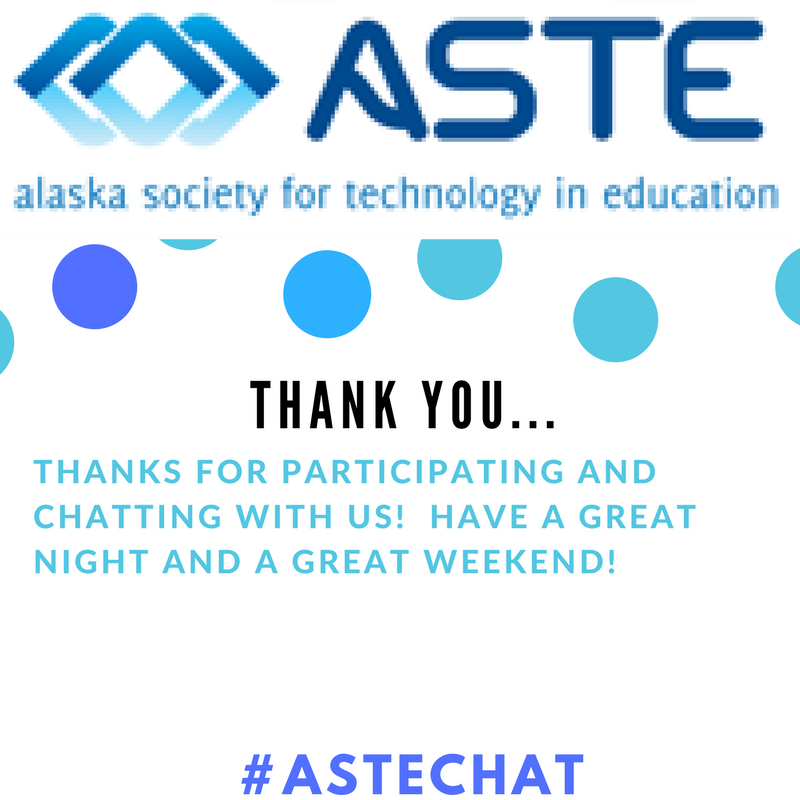 ASTE_CCnetwork's tweet photo. #astechat  Well, that's a wrap!  Thanks to everyone for joining us!  Have a great night! https://t.co/vCQC0T5cej