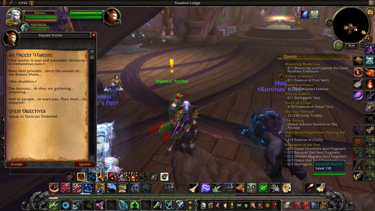 HunterKortinas's tweet image. I got this today in my #classhall #hunter #hype #legion #brokenshore #worldofwarcraft