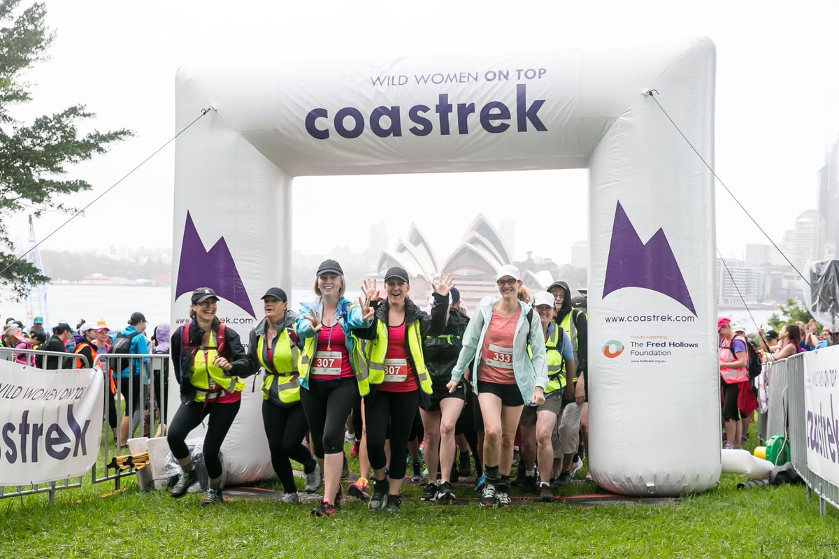 coastrek's tweet photo. What a WILD Event Day for Sydney #coastrek 2017! Helping @FredHollows restore sight! #sydneycoastrek #doit4fred #trek4fred https://t.co/MhqE4aRwvt