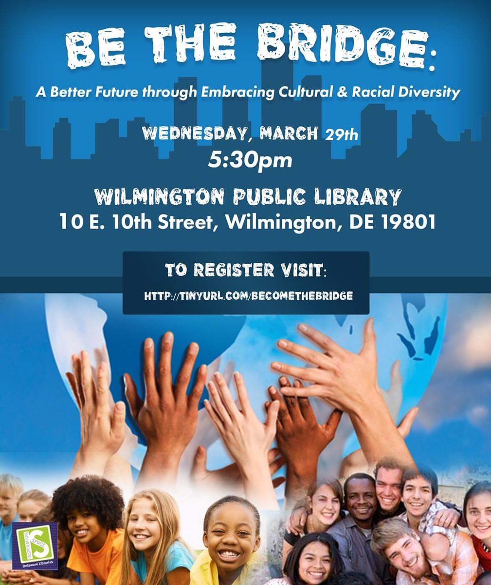 CoachCarlShaw's tweet photo. You don't want to miss this groundbreaking event hosted by @DELibraries #InspirationSpace See u there!
#netDE #embracediversity #BeTheChange https://t.co/6E04XsXzvD