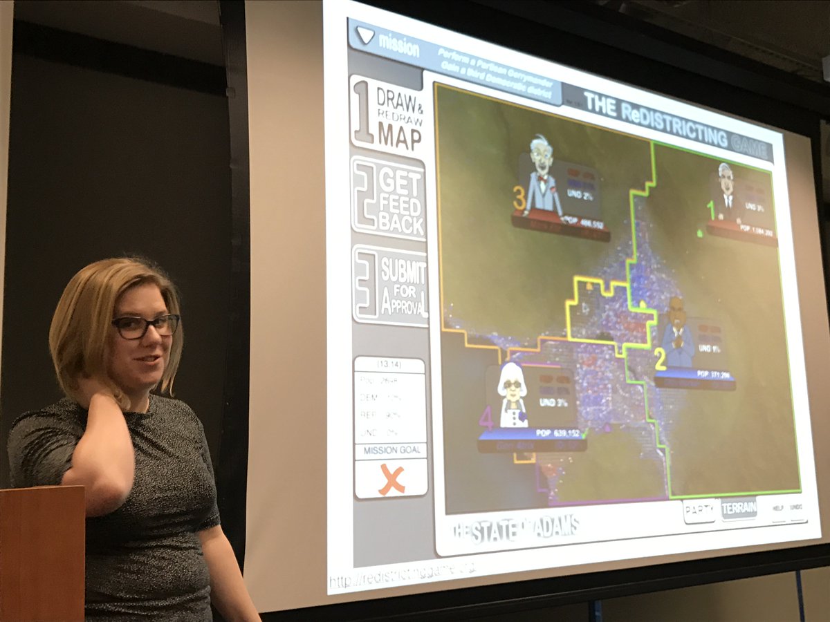 noahi's tweet photo. Gerrymandering game!
https://t.co/OxYBOEasdo
@AmeliaMN at #SeaVis https://t.co/a70nwAnumQ