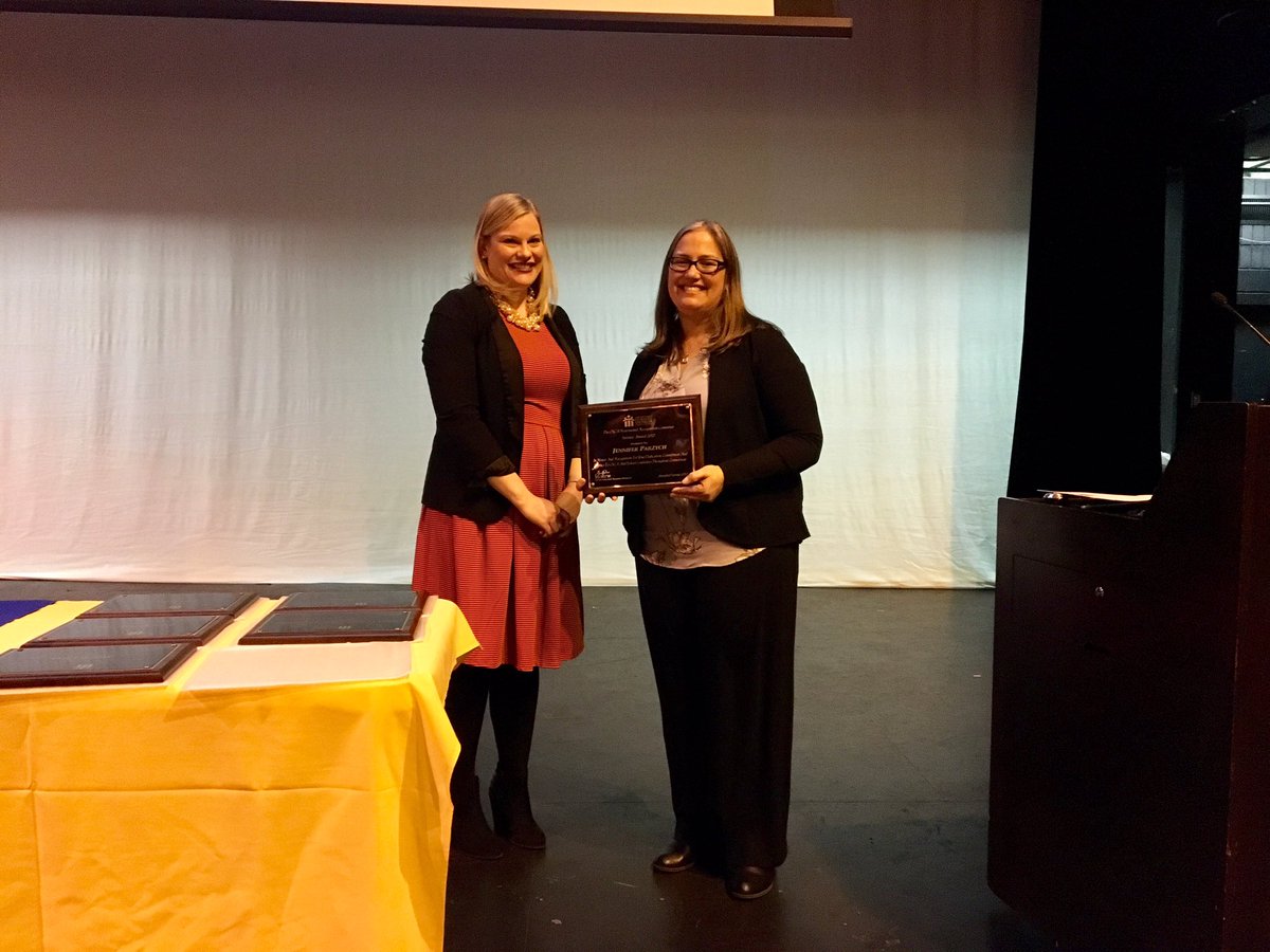 CSCA_Counseling's tweet image. Congrats to our Service Award recipient Dr. Jennifer Parzych!@SCSUtweet #CSCA17