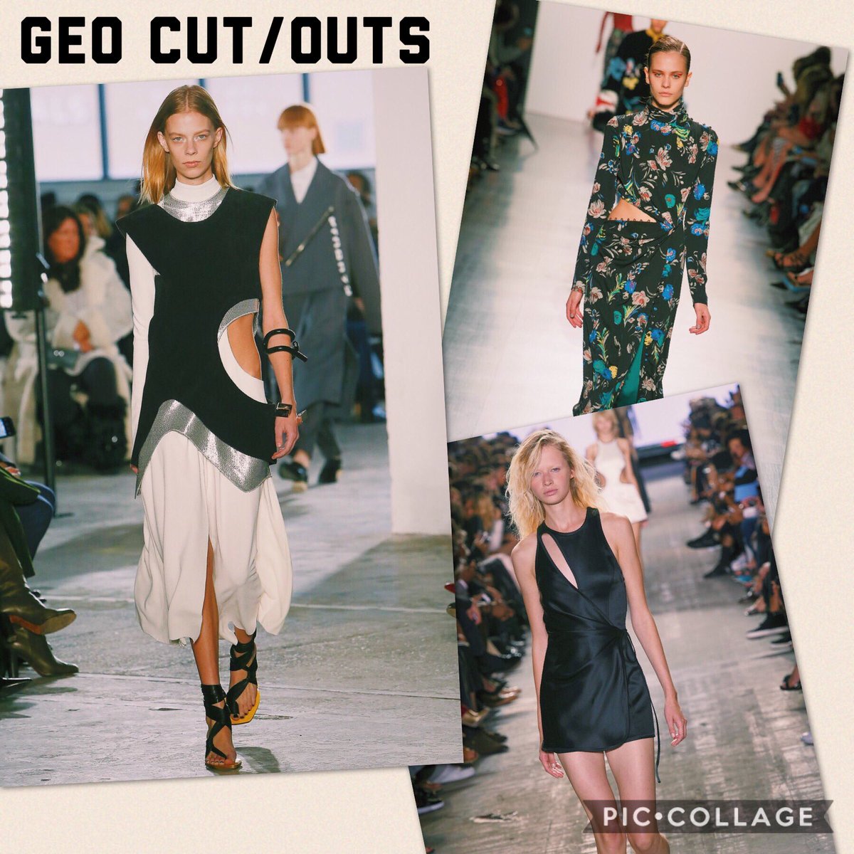 karenhandbags's tweet photo. SS17 trend alert, geometric cut outs. #ss17trends #trendalert #stylewatch #trendblogger #proenzaschouler #prabalgurung #alexanderwang https://t.co/SurkLLvdfa