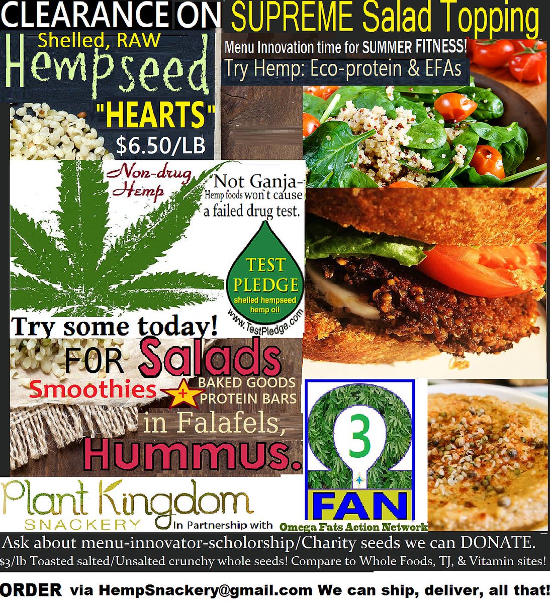 OmegaFatsAction's tweet photo. Free shipping on next ten 10lb orders, make #hempmenu ur routine + see benefits for digestive harmony and clean feeeling #fitness #nutrition https://t.co/FjSq4CB0E1
