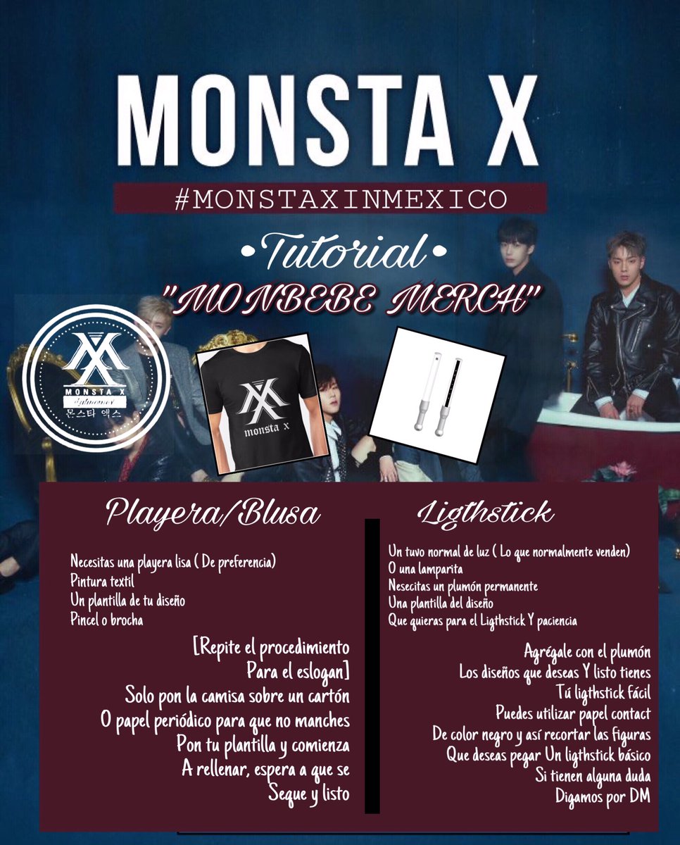 MxLatinomex's tweet photo. [Tutorial] Para @kconmexico 💙👇🏻
Mándenos sus fotos o mencionen a @MonstaX_MX para ver si lo hacen 💙
#몬스타엑스 #MONSTAX #MONSTA_X https://t.co/GNrd9f2UzC