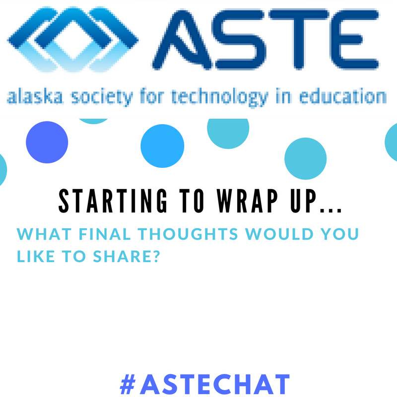 ASTE_CCnetwork's tweet photo. #astechat Let's wrap up the conversation...What are your final thoughts on the networks?  Is there anything you would like to see offered? https://t.co/UMHB9L9g85